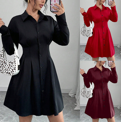 A lapel dress