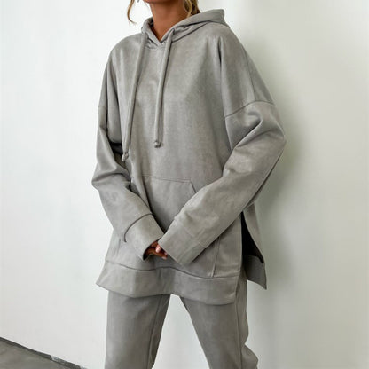 A sweater trousers set