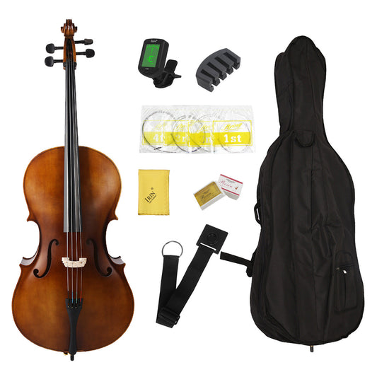 A Vintage Popular Cello Handmade Solid Wood Cello Instrument CELLO Adult Beginner Exercise