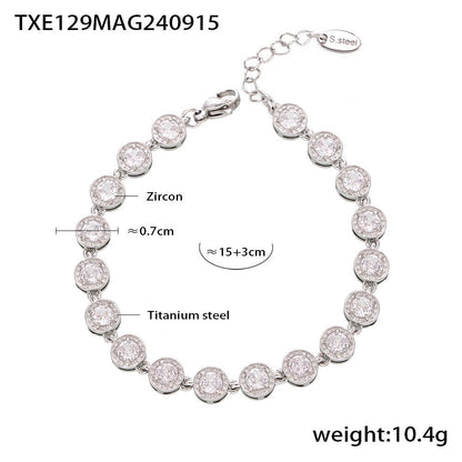 A necklace bracelet jewelry