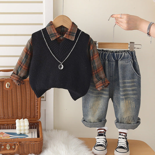 A children's three-piece set