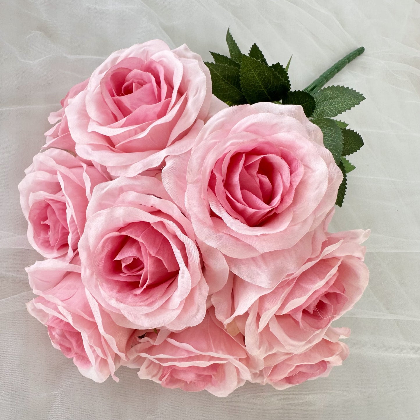 A 9 head Anna rose wedding home decoration rose auditorium hotel scene set DIY design fake flower