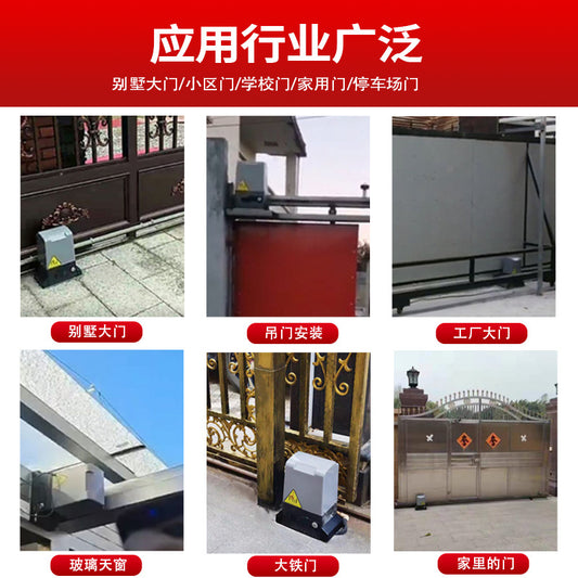 A door opener translation door motor