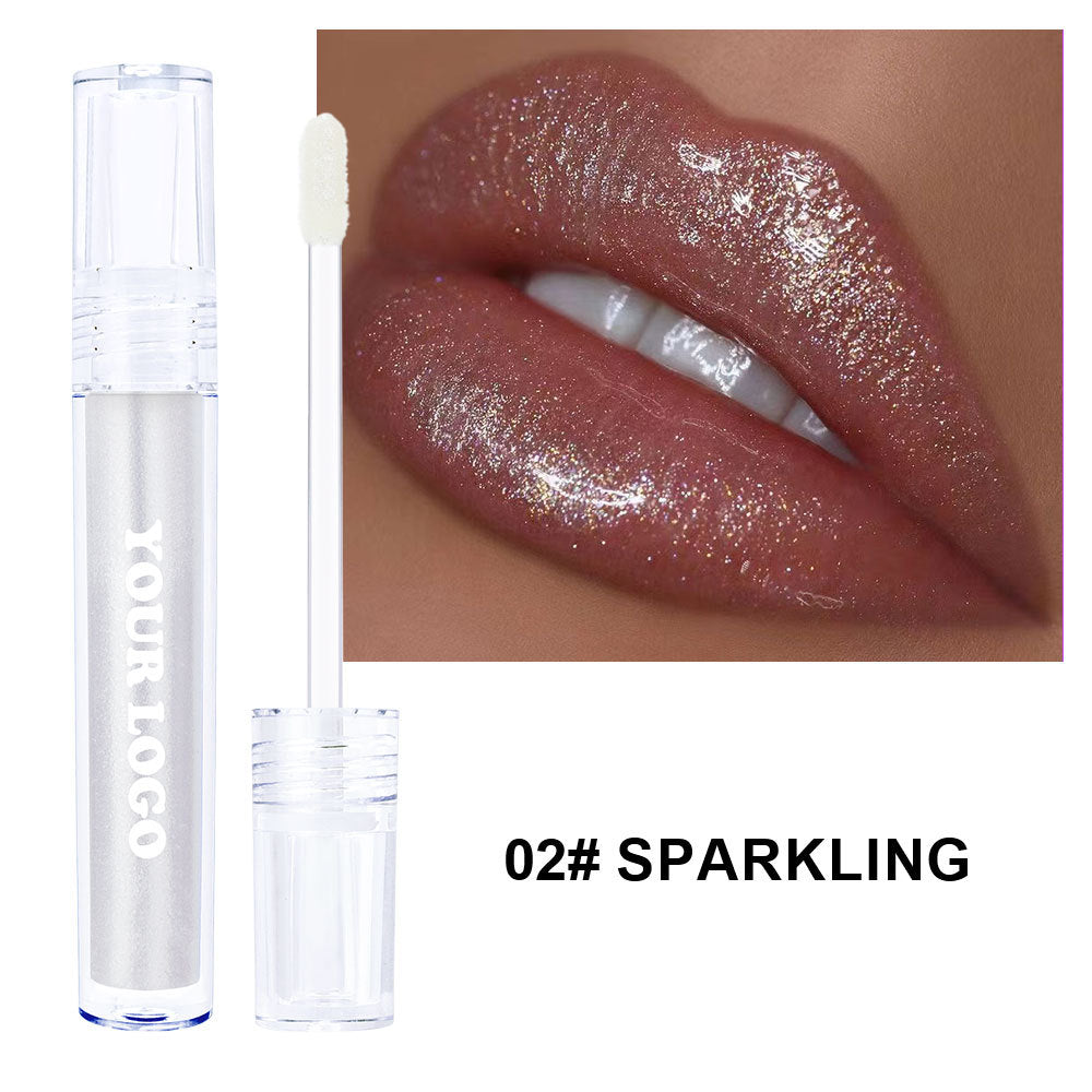 A mirror water gloss lip gloss lip glaze —— Customizable logo MOQ 100 pieces