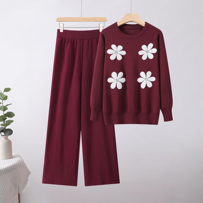 A two-piece knitted set