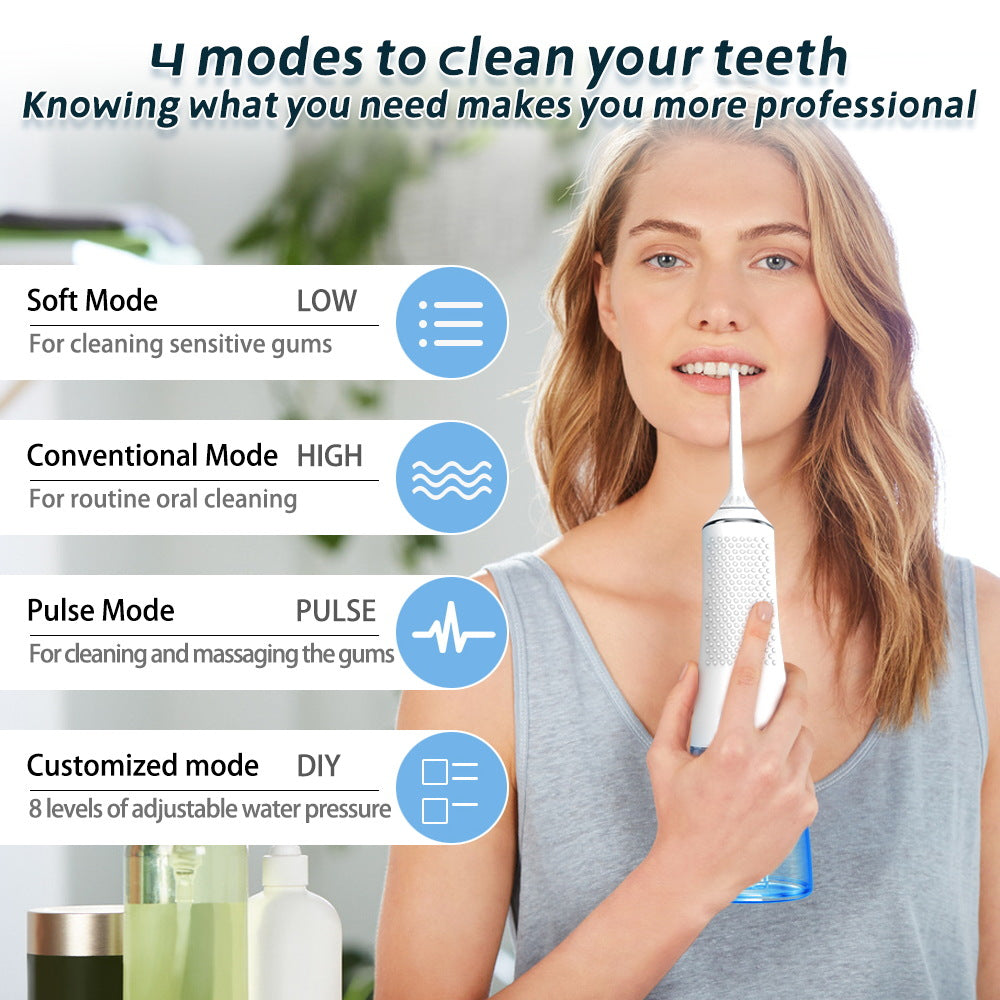 A Electric tooth flusher
