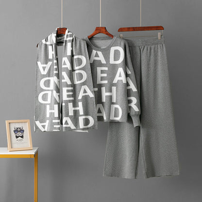 A women's set three-piece set