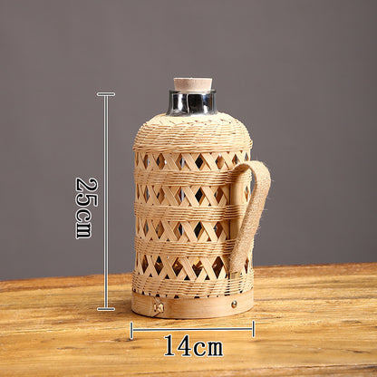 A bamboo kettle
