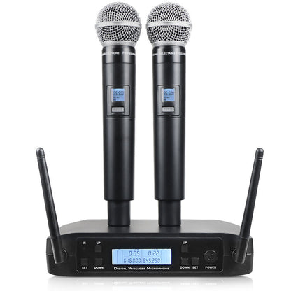 A wireless microphone GLXD4 one to two SM58 FM U segment stage home foreign trade top with BETA microphone