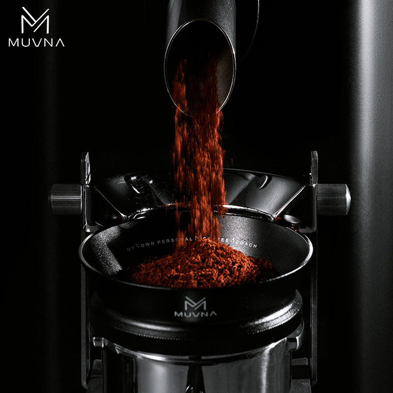 A MUVNA, magnetic suction powder ring espresso machine handle anti-fly powder ring connection fan group 51/53/58 mm