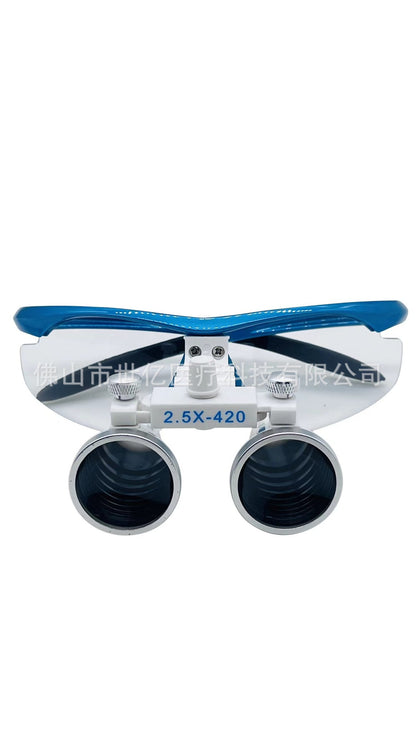 A Dental mouth 2.5 times 3.5 times eyeglass surgery Binocular magnifying glass ENT surgery Microsurgery