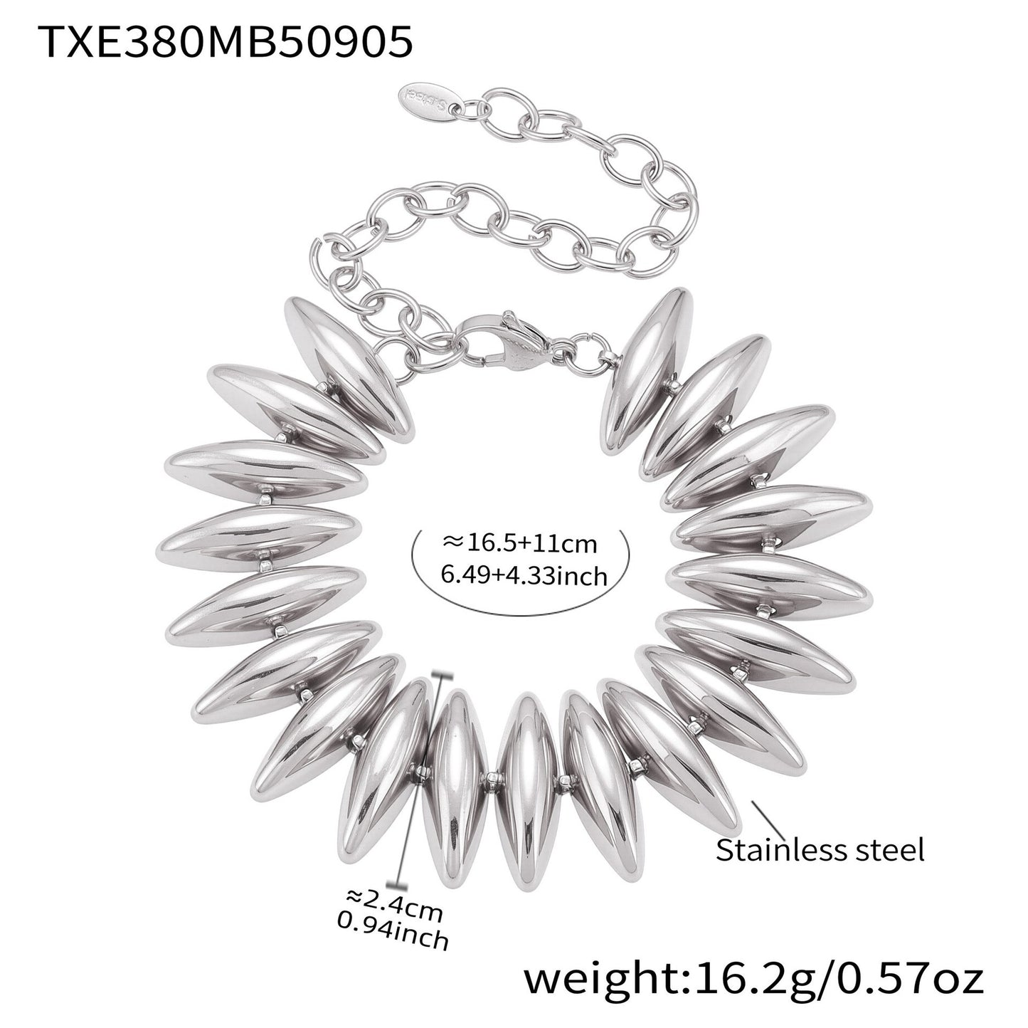 A necklace bracelet jewelry