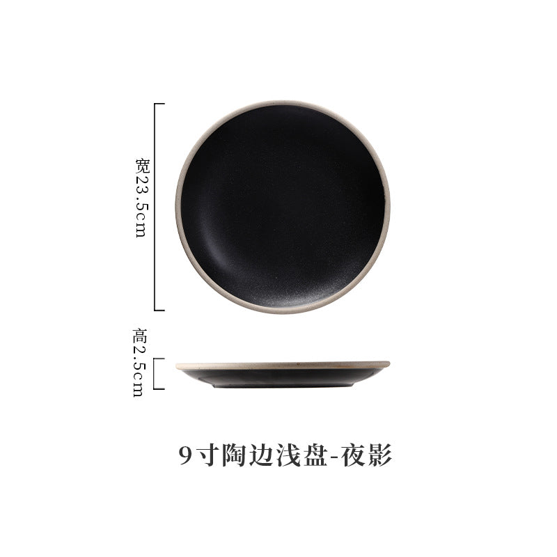 A Western food plate ceramic tableware