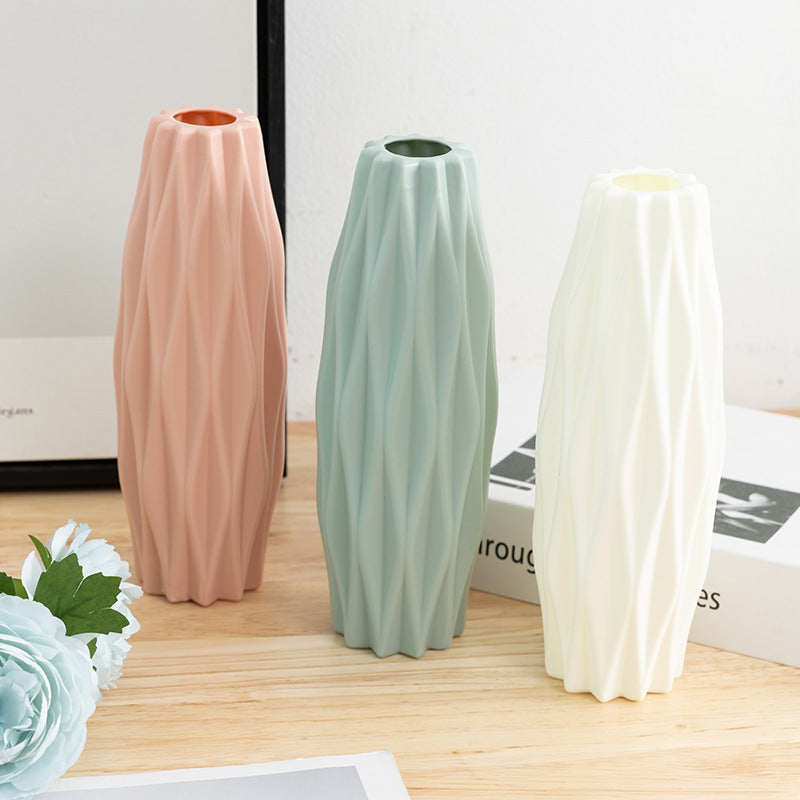 A plastic vase ornament