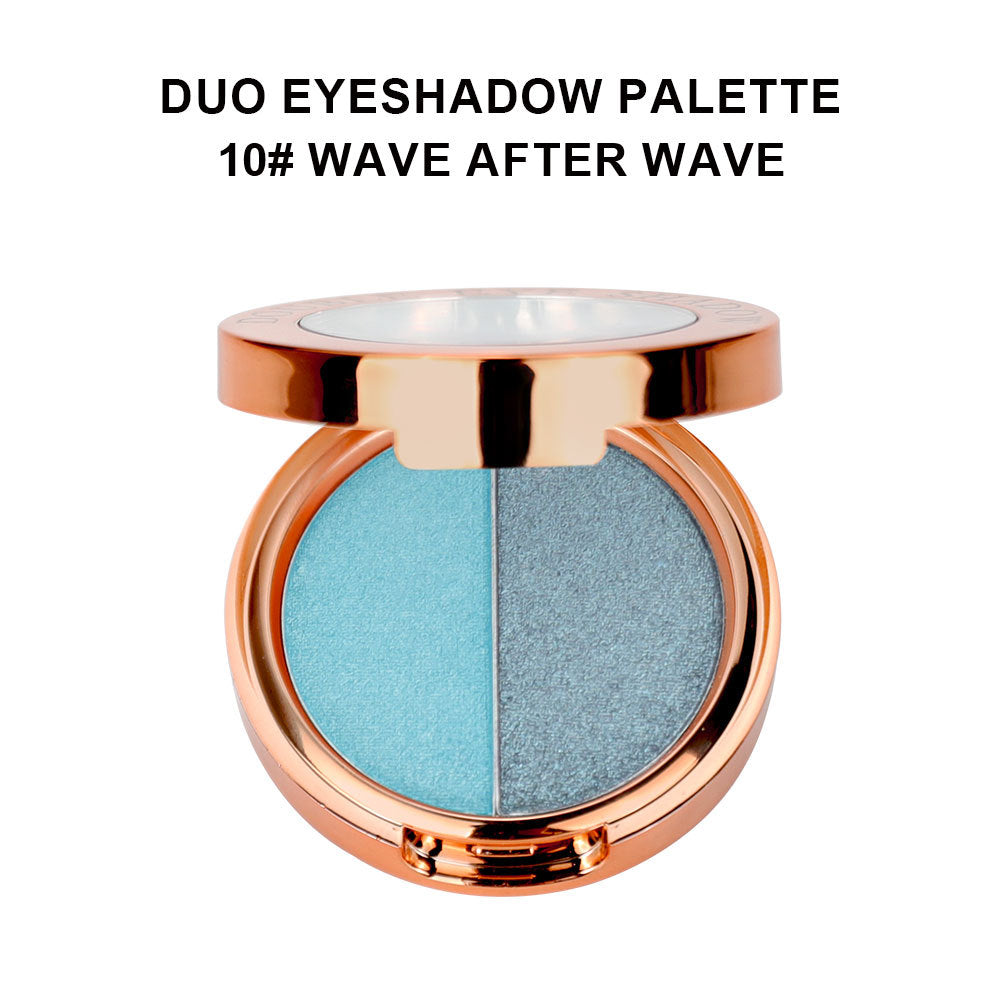 A two color eyeshadow —— Customizable logo MOQ 100 pieces