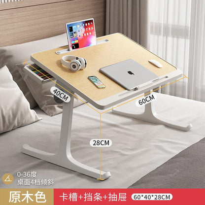 A folding table, bedroom, bay window, desk, household foldable table, dormitory bed table, lazy bed, balcony small storage