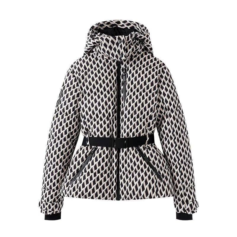 A winter ski jacket