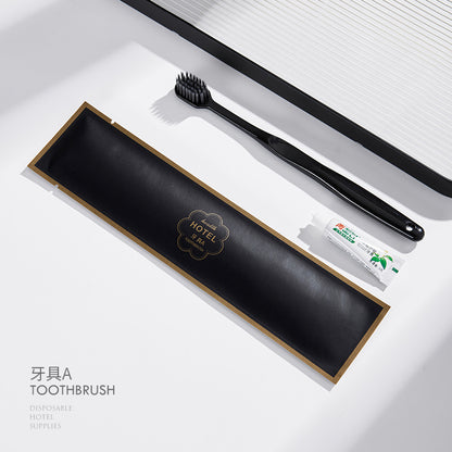 Hotel hotel disposable toothbrush boxed toiletries B & B disposable supplies set consumables customization