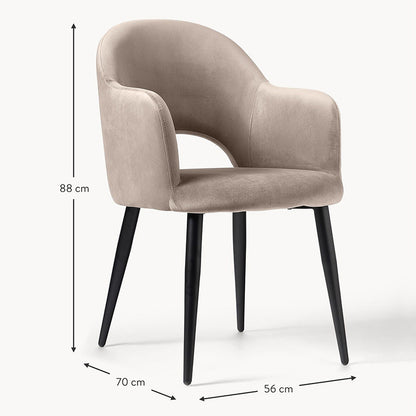 A dining chair flannel chair