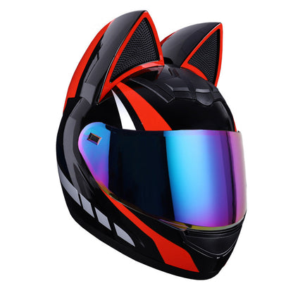 A locomotive helmet