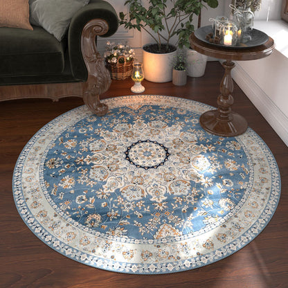 A round carpet