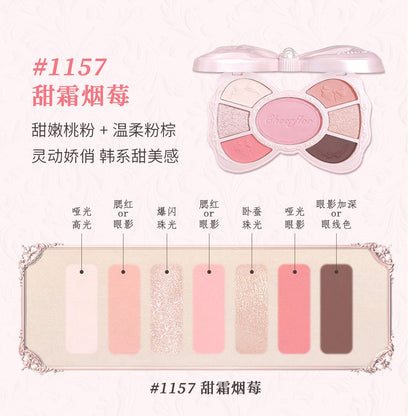 P bow eyeshadow disc