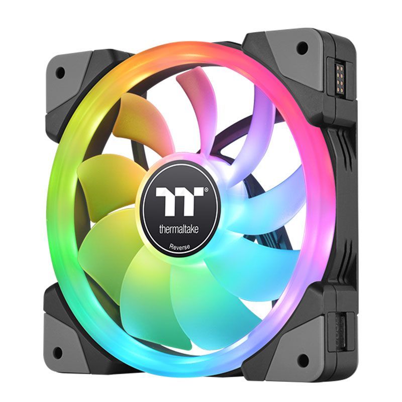 A Tt  SWAFAN EX12 EX14 ARGB Fan Magnetic Symphony Fan Front and Back Blade Outlet Mute