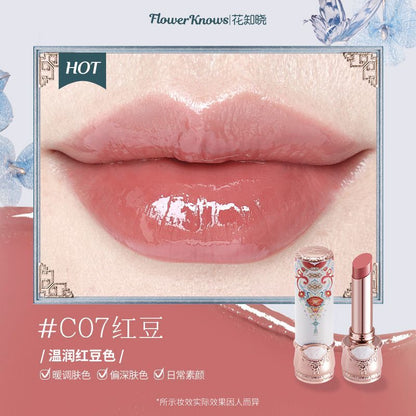 أحمر شفاه P Flower Know Butterfly Cloud Shoulder الجديد، بتركيبة عاكسة صلبة، ليس من السهل إزالته، أبيض، مرطب يومي 