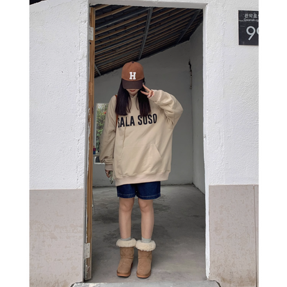 P men's and women's same pure cotton sweater